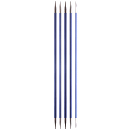 Knit Pro Zing Double-Point Coloured Knitting Needles-Set Of Five 4.50mm