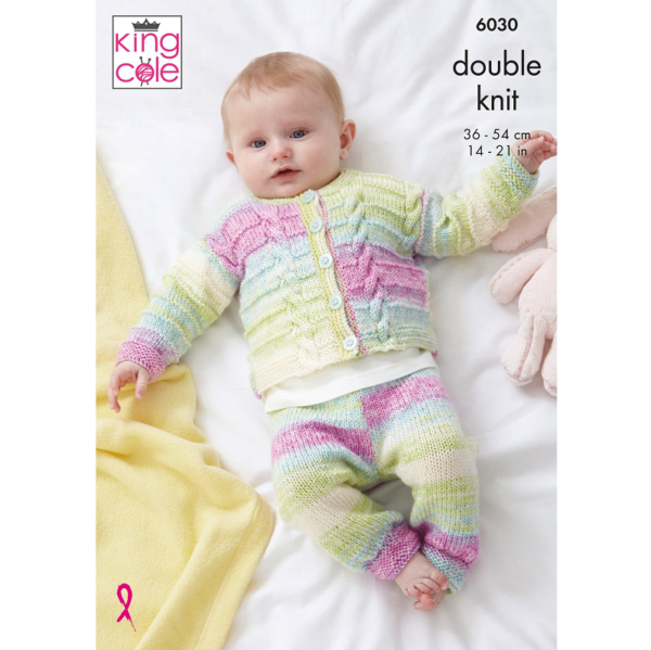 King Cole 6030 Hoody, Cardigan & Leggings