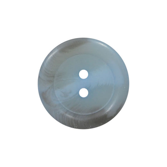 Button Blue Marl 15mm