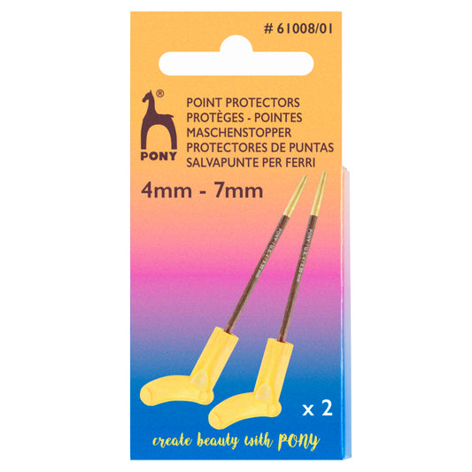 Knitting Needle Point Protectors 4-7mm