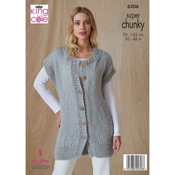 King Cole Knitting Pattern 6206