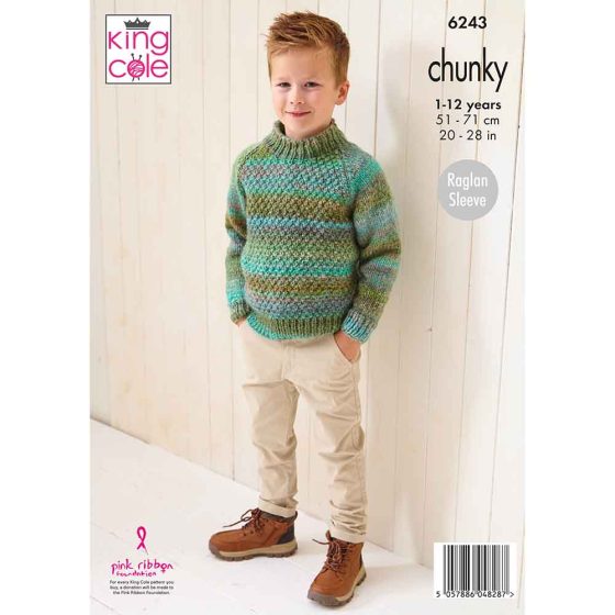 King Cole Knitting Pattern 6243