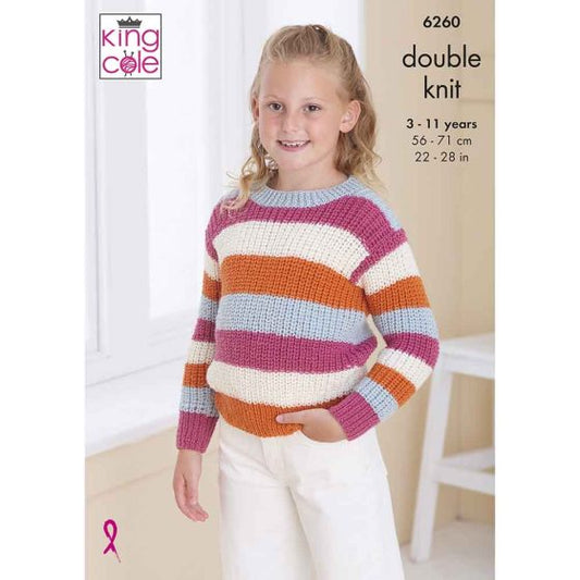 King Cole Knitting Pattern 6260