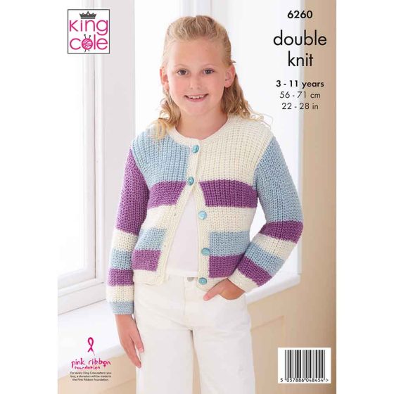 King Cole Knitting Pattern 6260