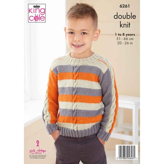 King Cole Knitting Pattern 6261