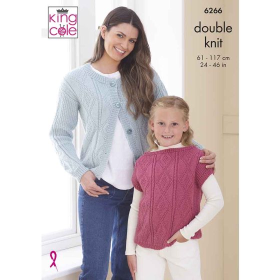 King Cole Knitting Pattern 6266