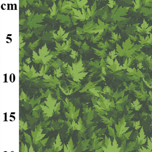 100% Cotton Digital Print - Leaves