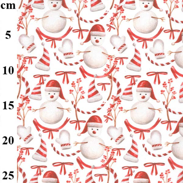 100% Cotton Christmas Snowmen