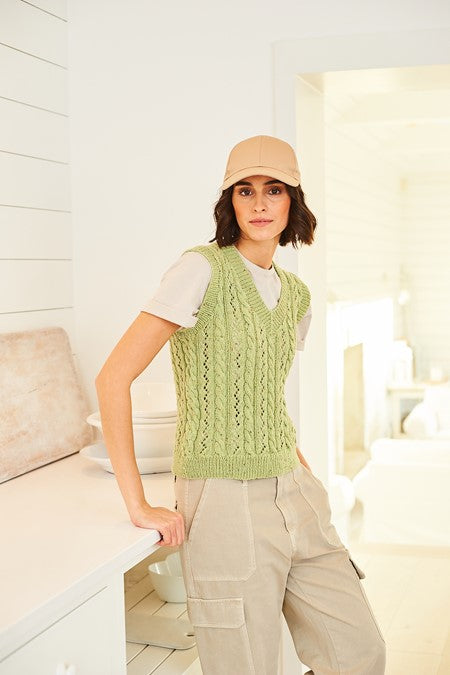 Stylecraft Knitting Pattern 10061 Double Knit Tank Tops