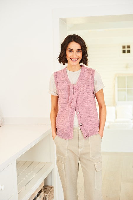 Stylecraft Knitting Pattern 10062 Double Knit Cardigan and Tank Top