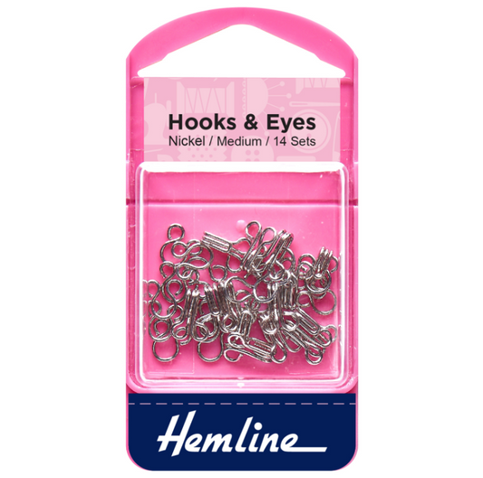 Hemline Hooks and eyes Medium