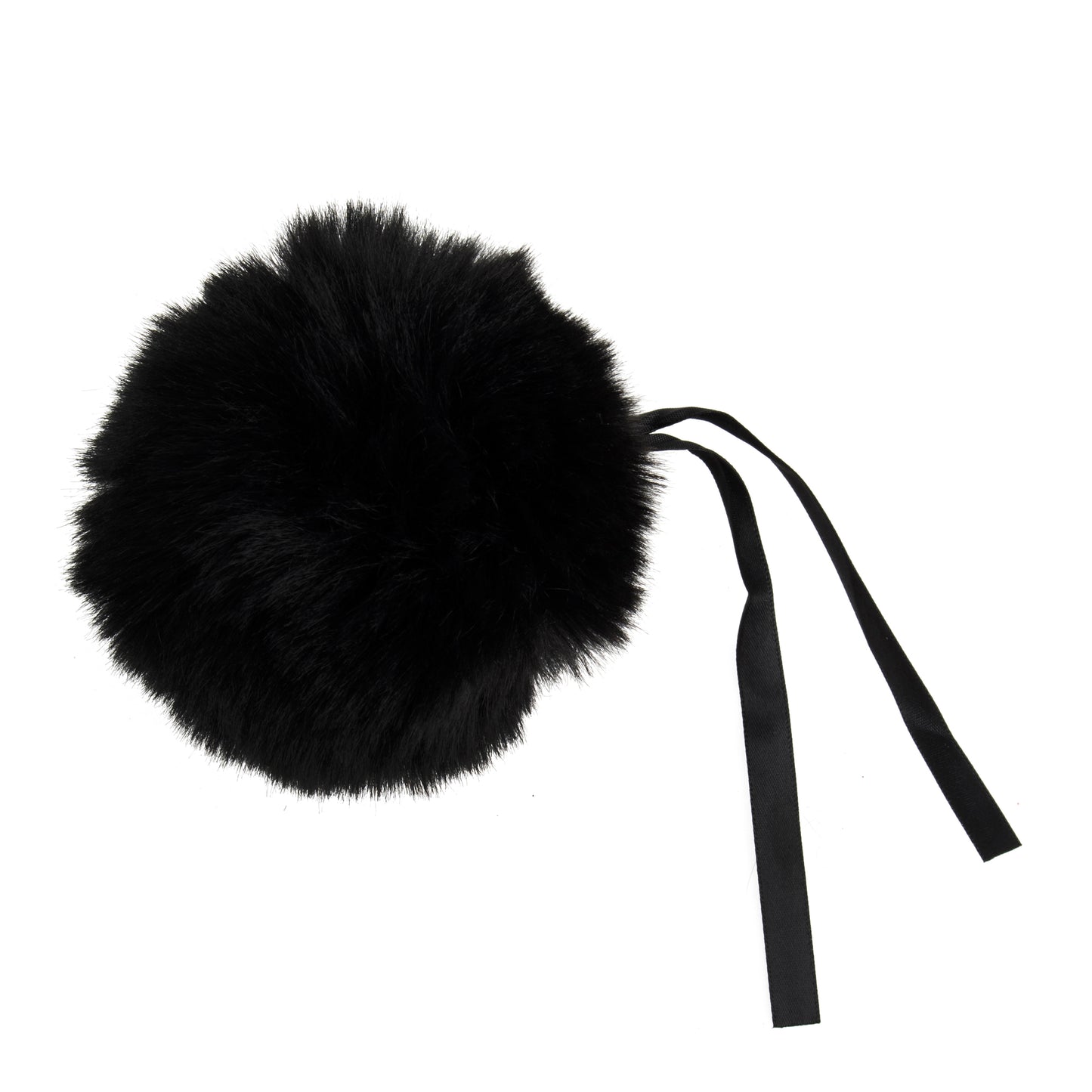 Pom Pom - faux fur 11cm with ribbon