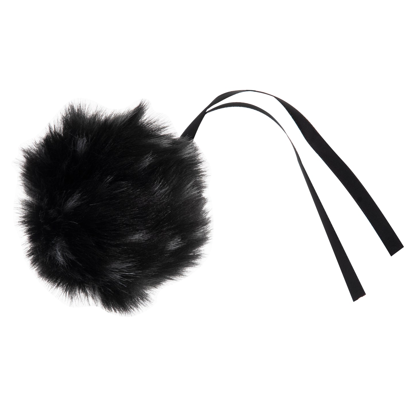 Pom Pom - faux fur 11cm with ribbon