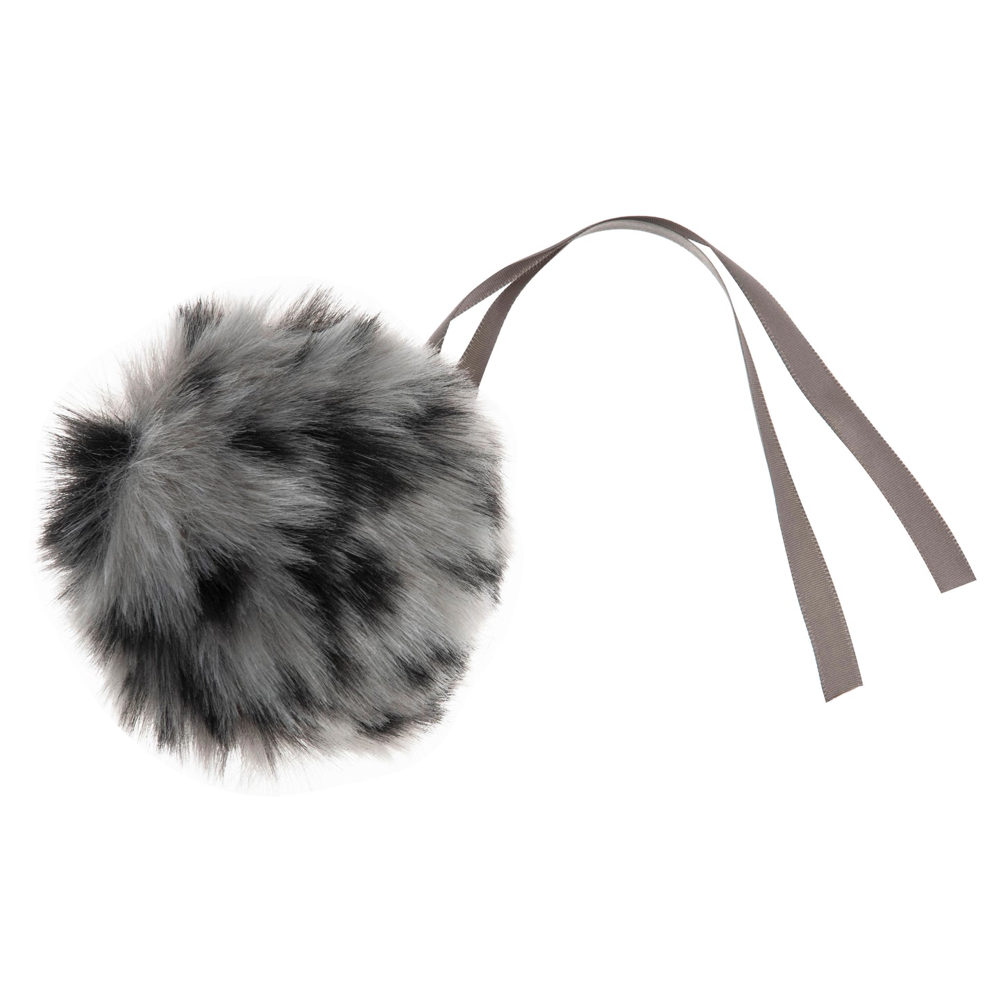 Pom Pom - faux fur 11cm with ribbon