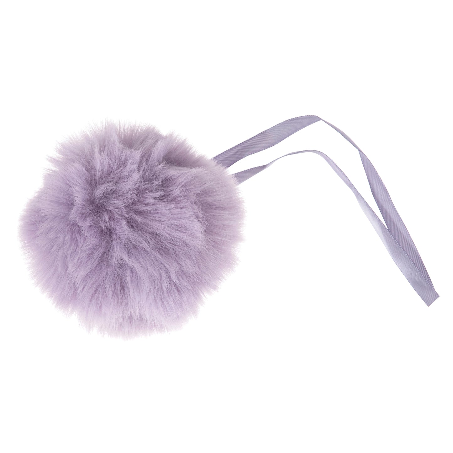 Pom Pom - faux fur 11cm with ribbon