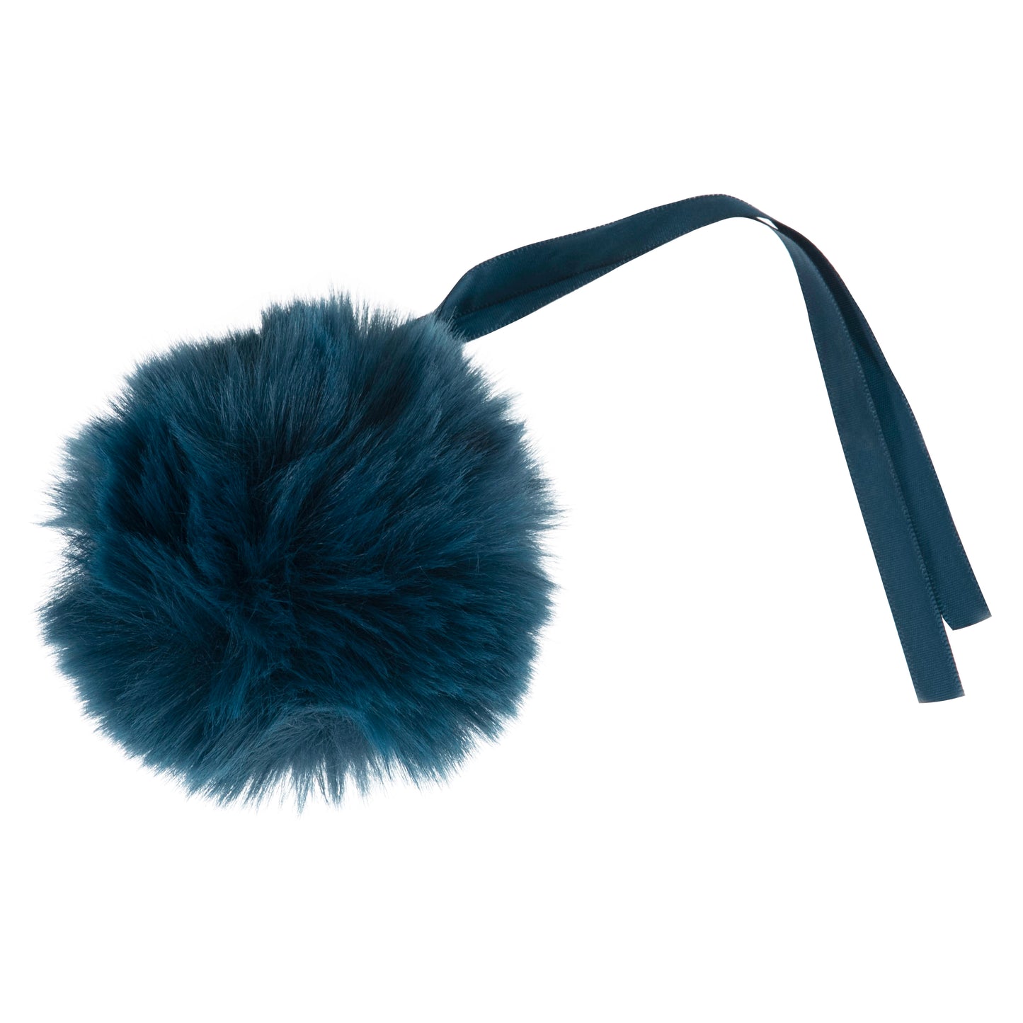 Pom Pom - faux fur 11cm with ribbon