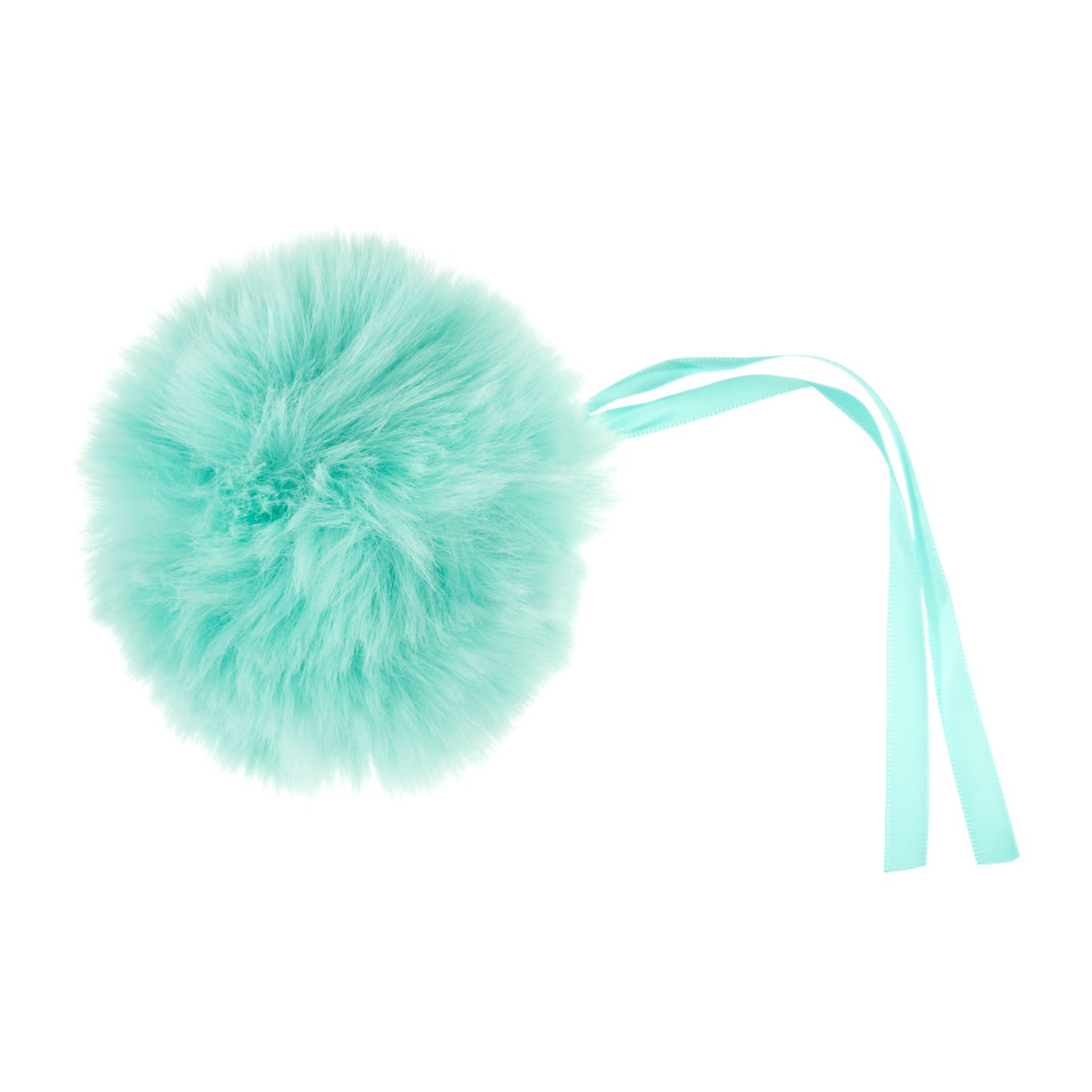 Pom Pom - faux fur 11cm with ribbon