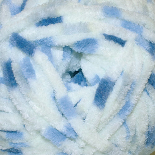 James C Brett - Flutterby Chunky B13 Blue and White Mix