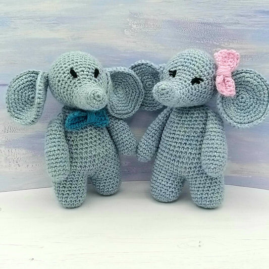 Wee Woolly Wonderfuls - Eli and Ella The Elephants