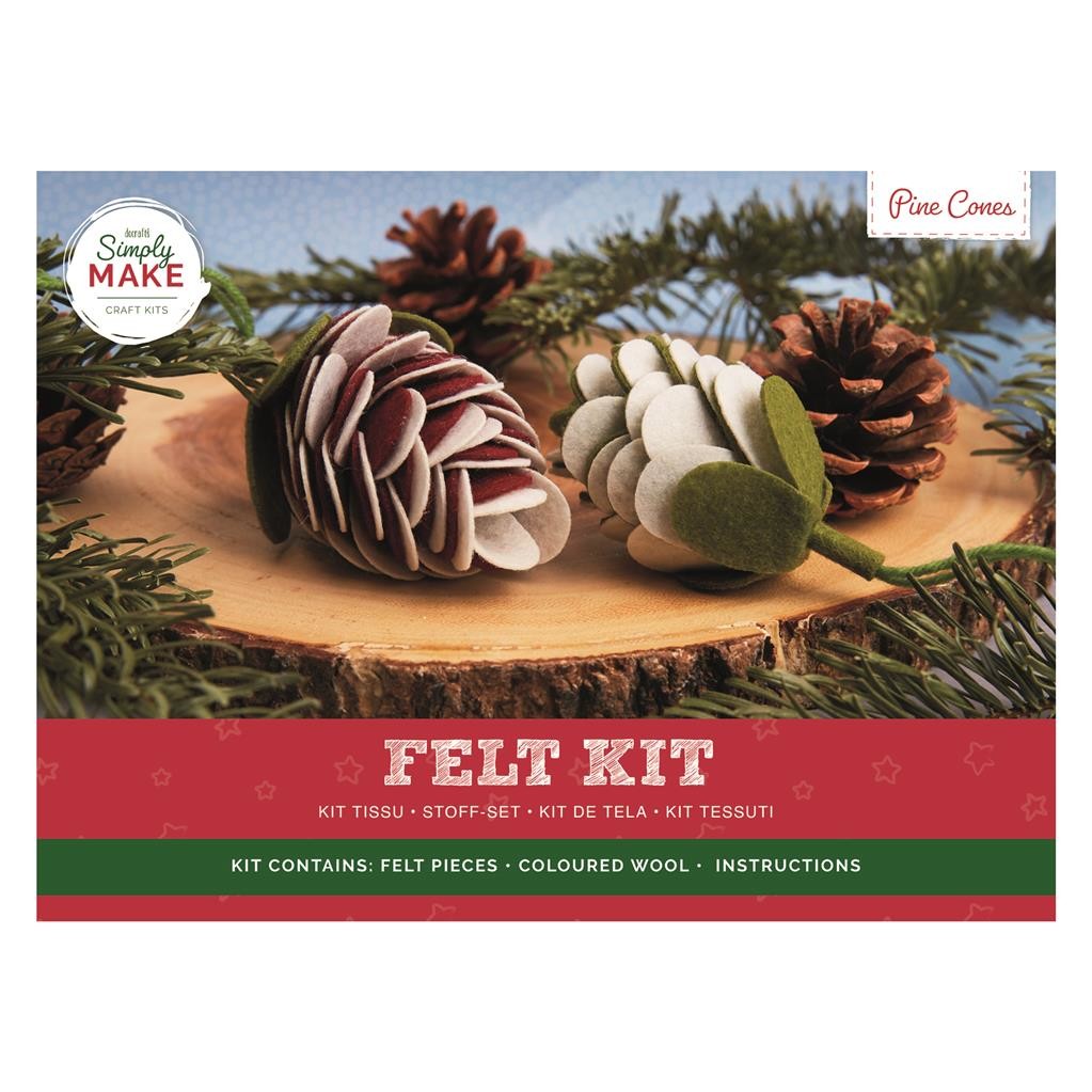 Felt  Kit - Pine Cones