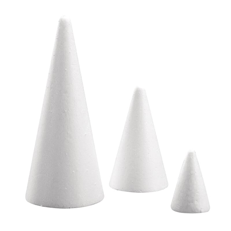 Polystyrene  Cone - 12cm