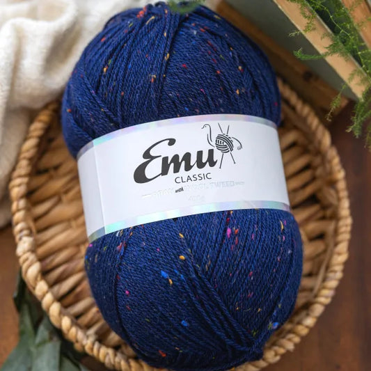 Emu Classic Aran with Wool Twead - Midnight 226