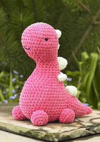 James C Brett Crochet Pattern - Barney Brettosaurus JB934