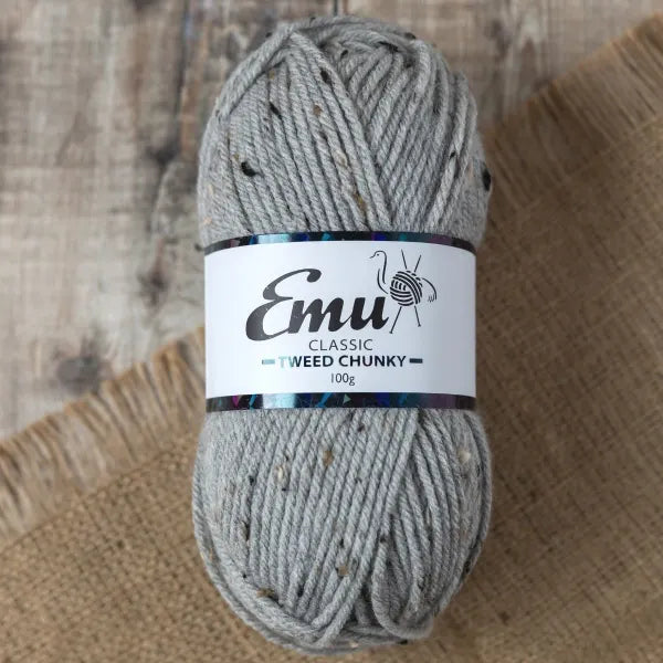 Emu Classic Tweed Chunky - Grey