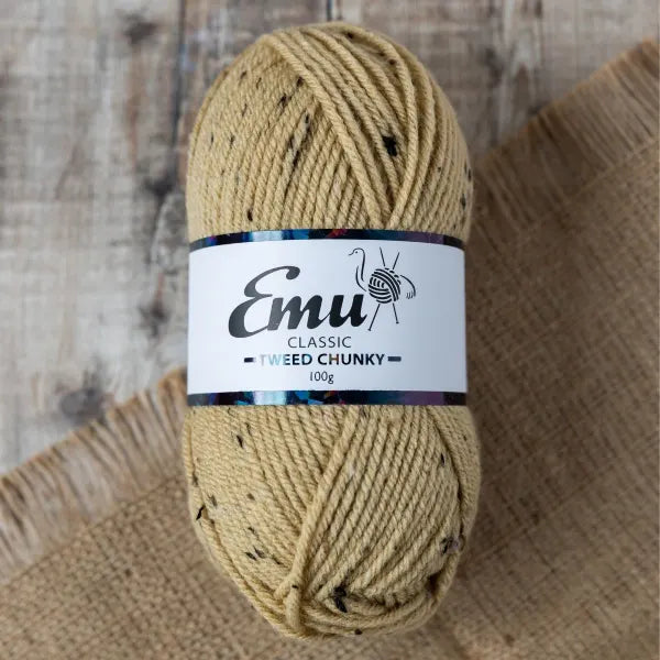 Emu Classic Tweed Chunky - Sand