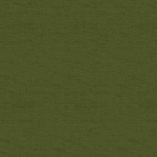 100% Cotton Linen Texture - Olive by Makower