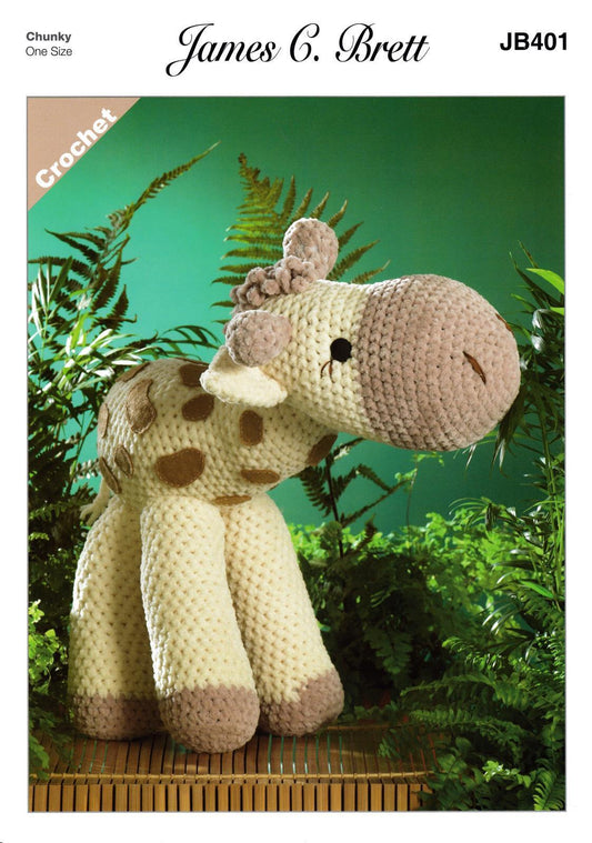 James C Brett JB401 Giraffe - Crochet - Chunky