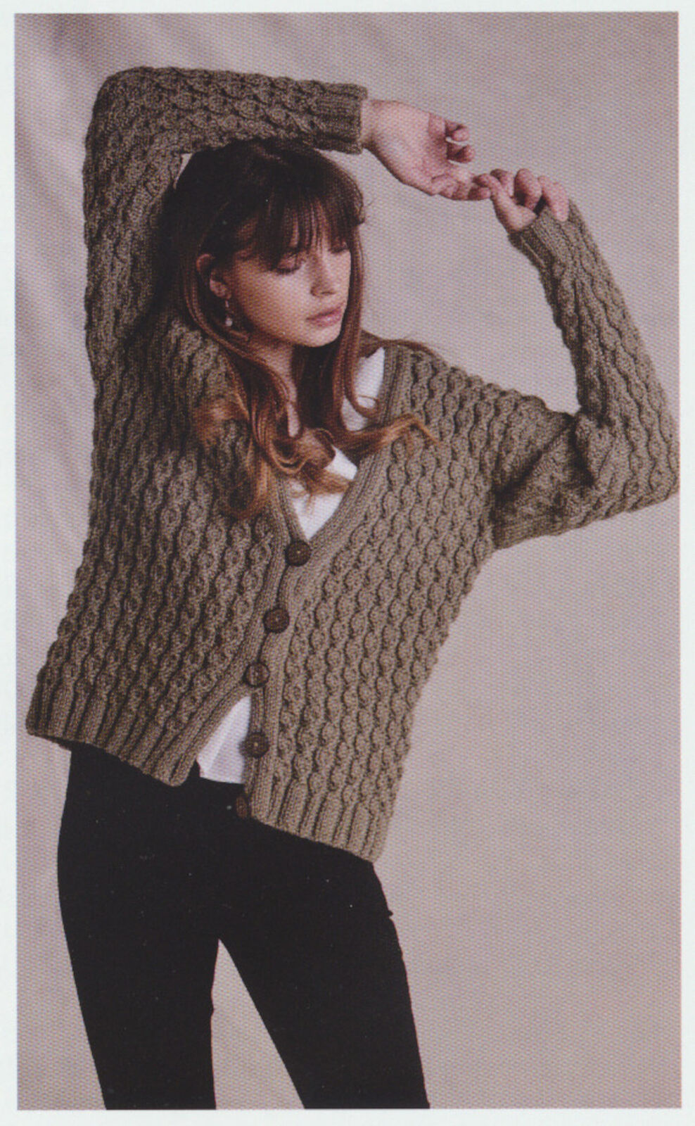 Wendy 6156 Unisex cardigan - Aran