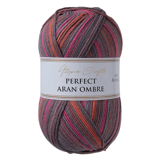 Utopia Crafts Aran Ombre 300g - Colour UCA012