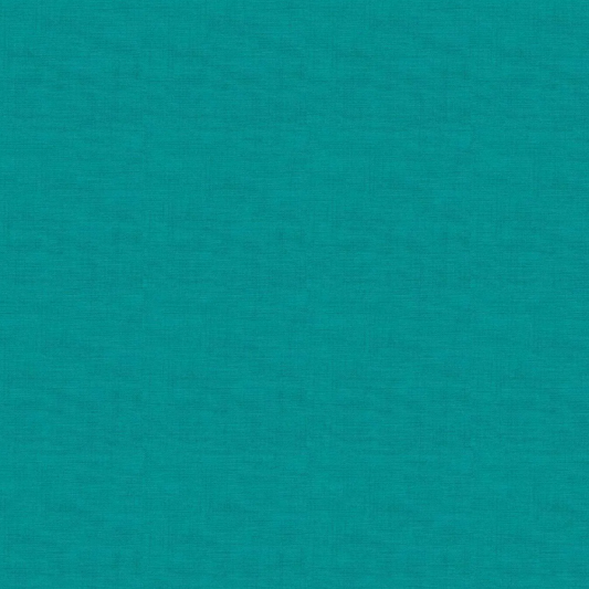 100% Cotton Linen Texture - Turquoise by Makower