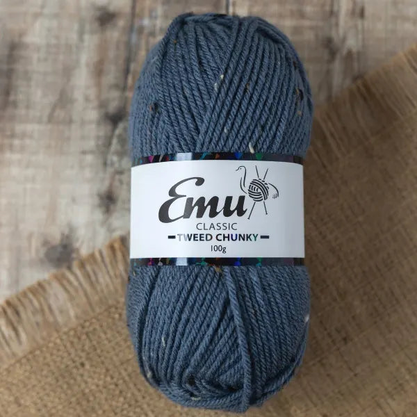 Emu Classic Tweed Chunky - Dark Denim