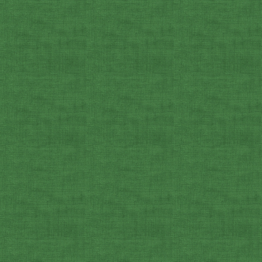 100% Cotton Linen Texture - Grass Green By Makower