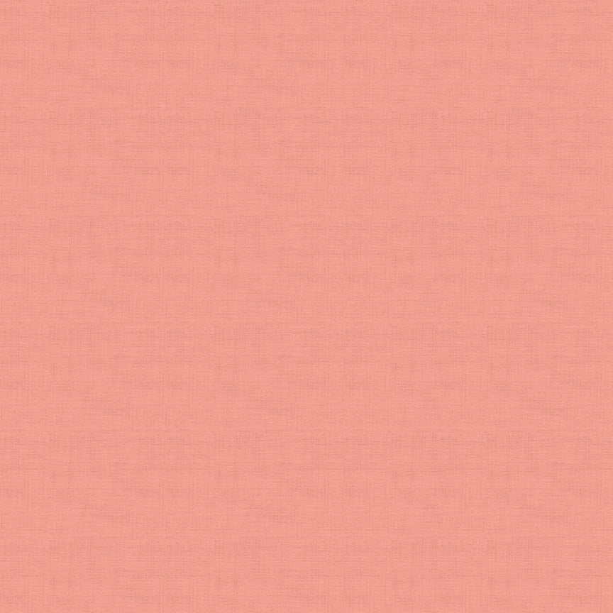 100% Cotton Linen Texture - Blossom Pink By Makower