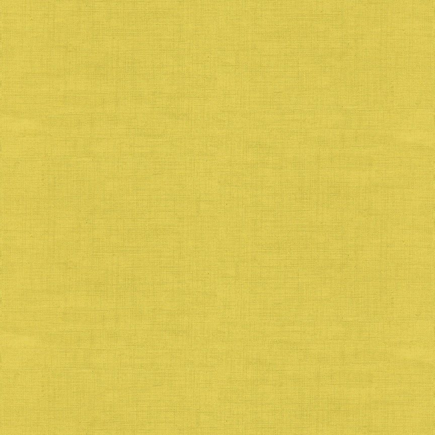 100% Cotton Linen Texture - Wheat Yellow by Makower