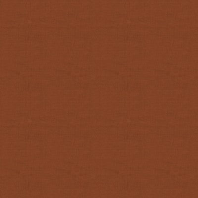 100% Cotton Linen Texture - Rust By Makower