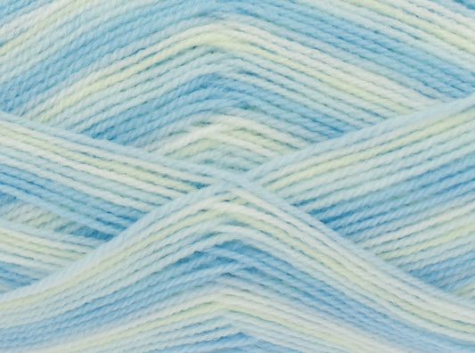 King Cole Big Value  Baby Print 4ply Lagoon