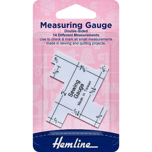 Hemline Double Sided Measuring Gauge~