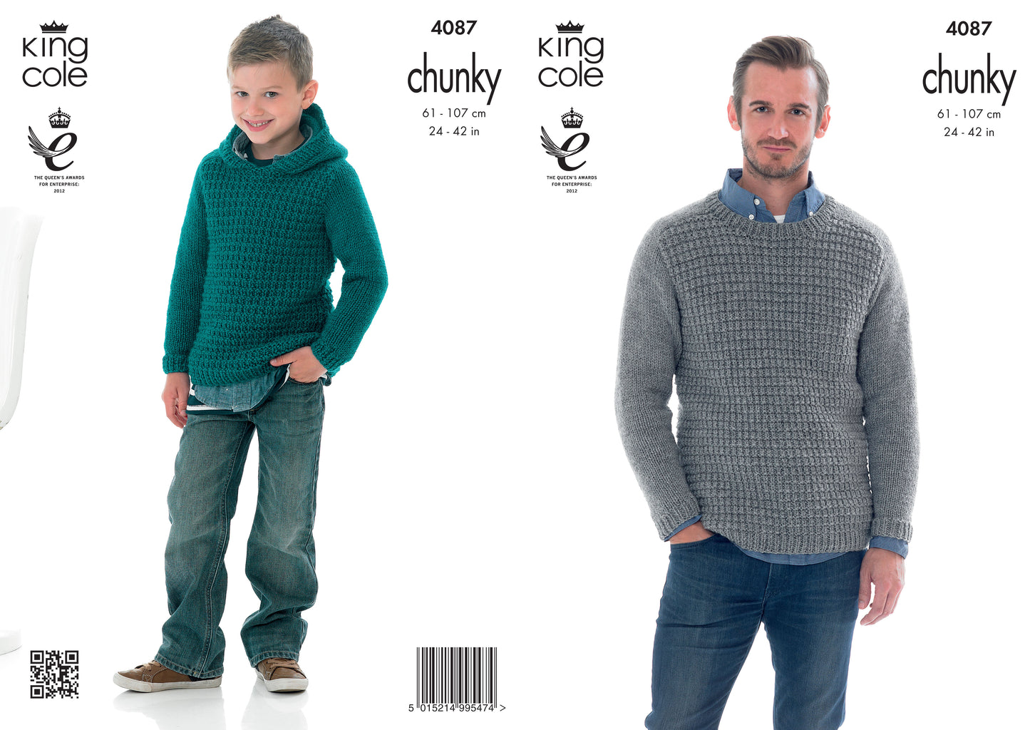 King Cole 4087 Sweater and Hoodie Pattern