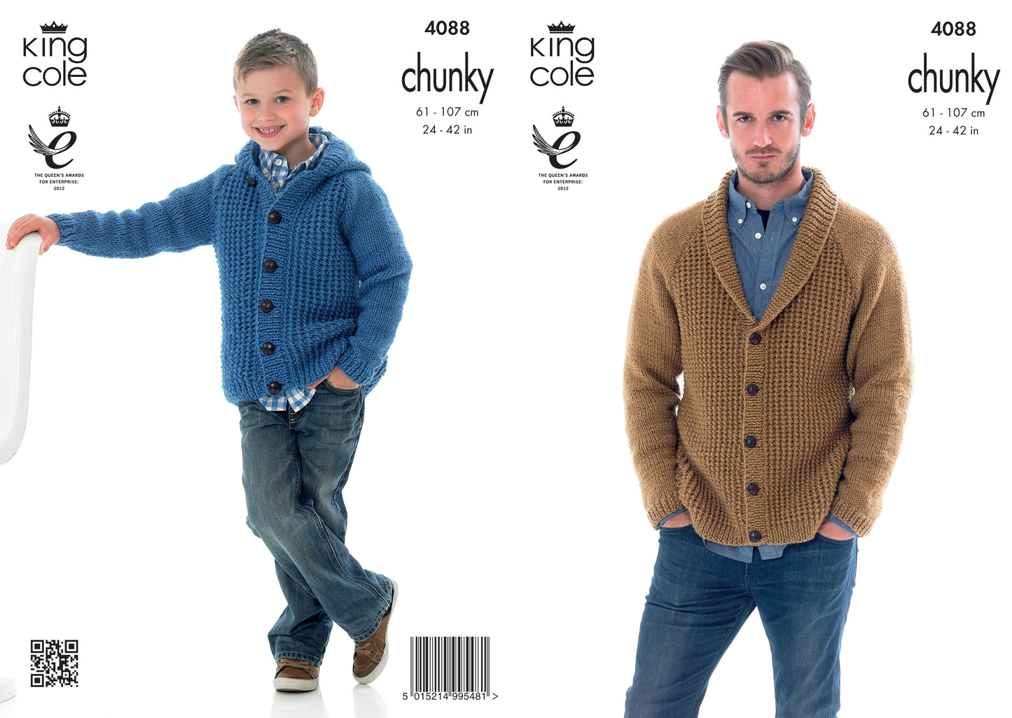 King Cole 4088 Cardigan and Hoodie Pattern