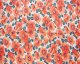 100% Cotton Lawn Poppies - Rust