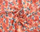 100% Cotton Lawn Poppies - Rust