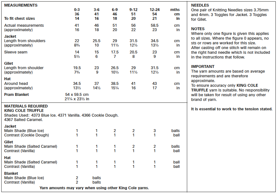 King Cole 5618 Pram Blanket, Cardigan, Hooded Top, Hat and socks