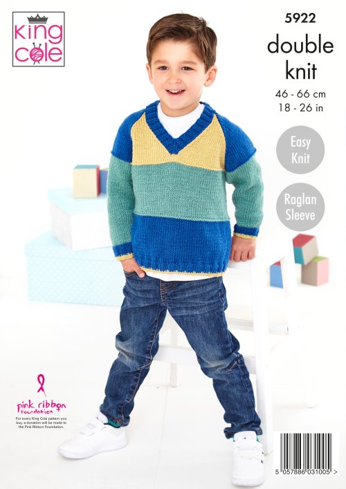 King Cole 5922 Cardigan and Sweater