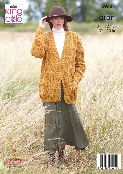 King Cole 5962 Cardigan and Waistcoat