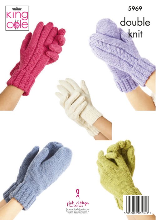 King Cole 5969 Adults Gloves and Mittens