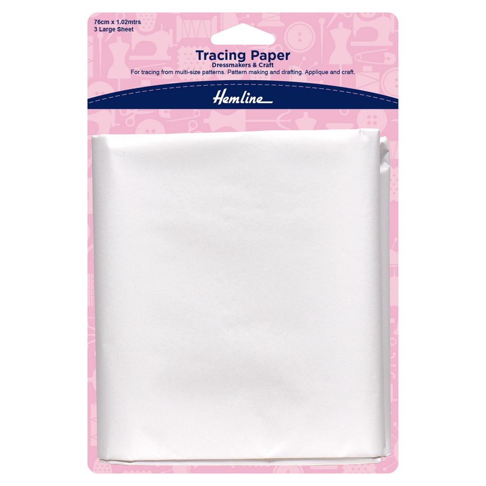 Hemline Tracing Paper Dressmakers & Craft 76x102cm - 3 Sheets